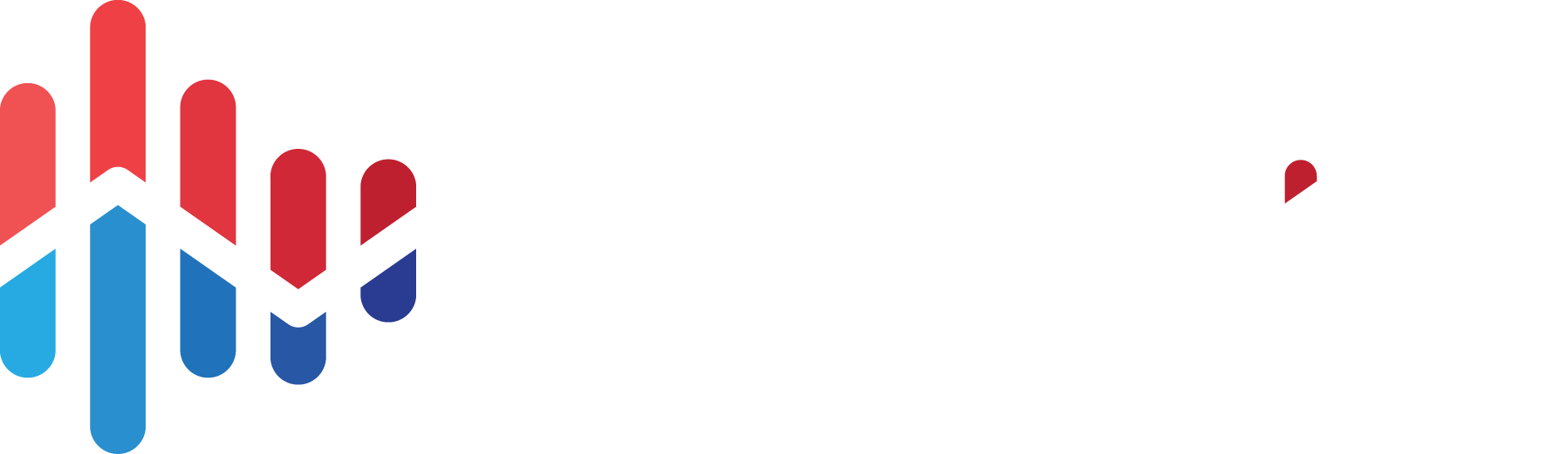 Satelytics logo with white text